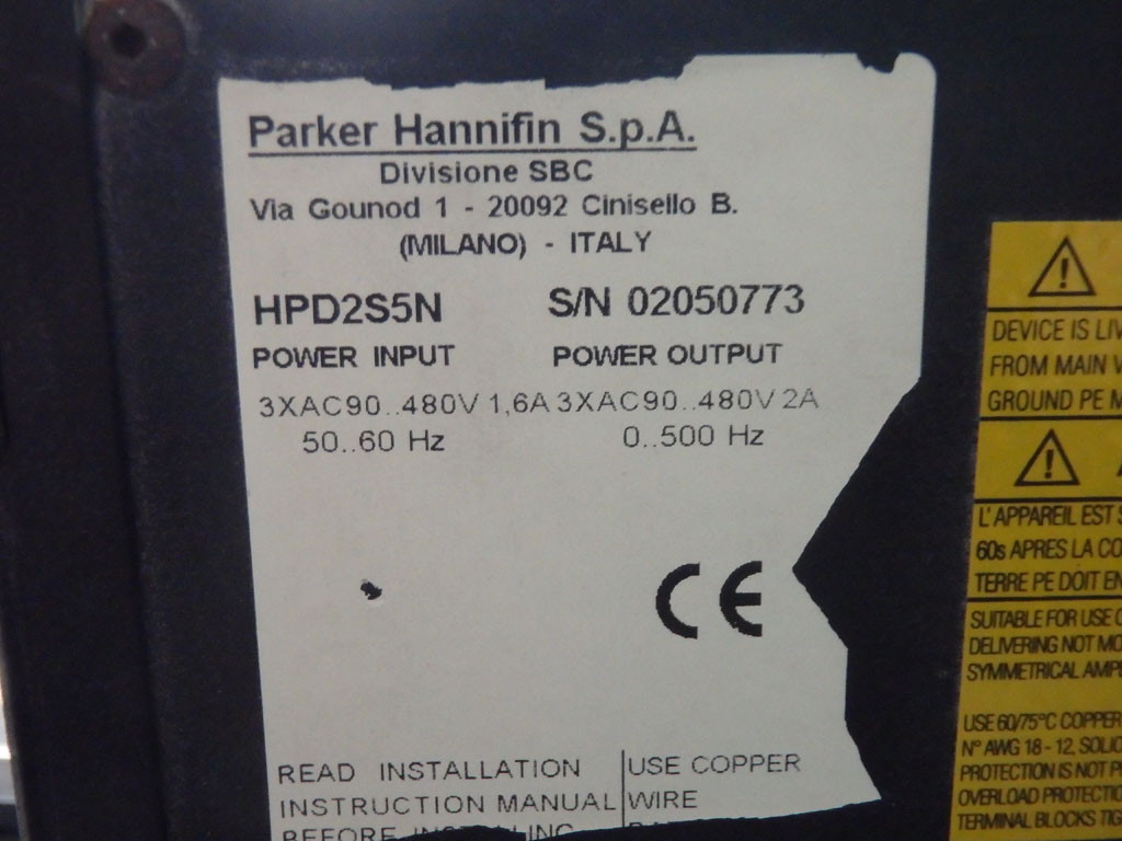 PARKER HANNIFIN HPD2S5N