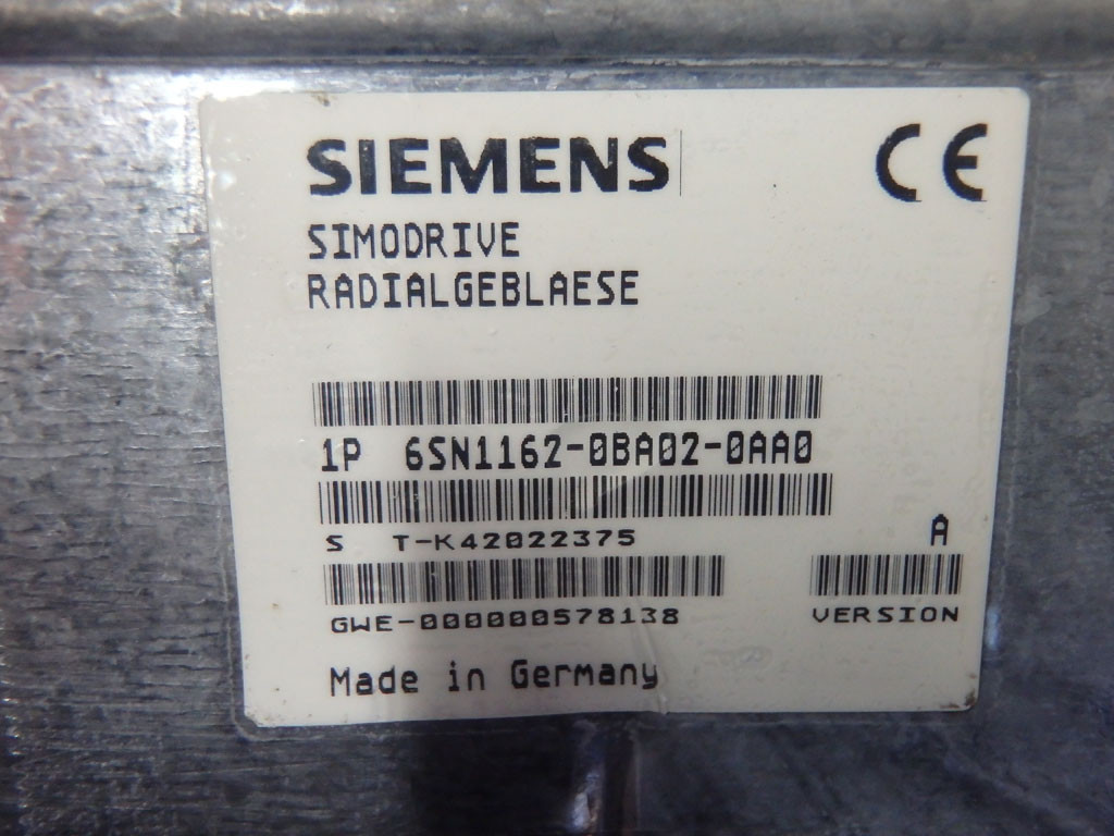 SIEMENS 6SN1162-0BA02-0AA0