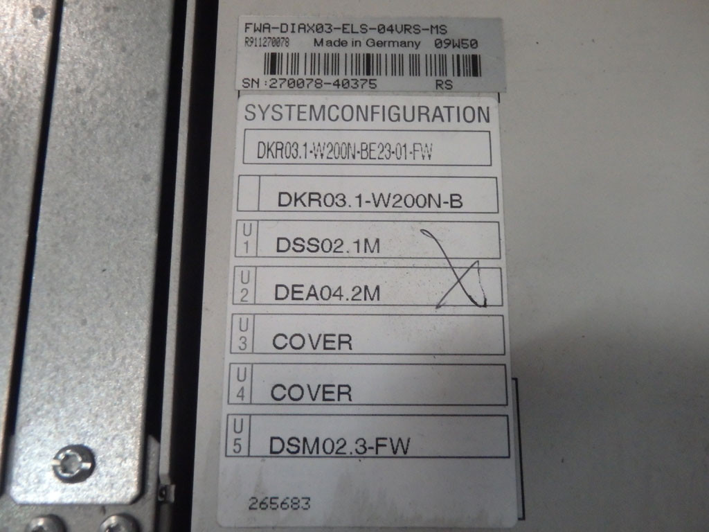 INDRAMAT DKR03.1-W200N-BE23-01-FW