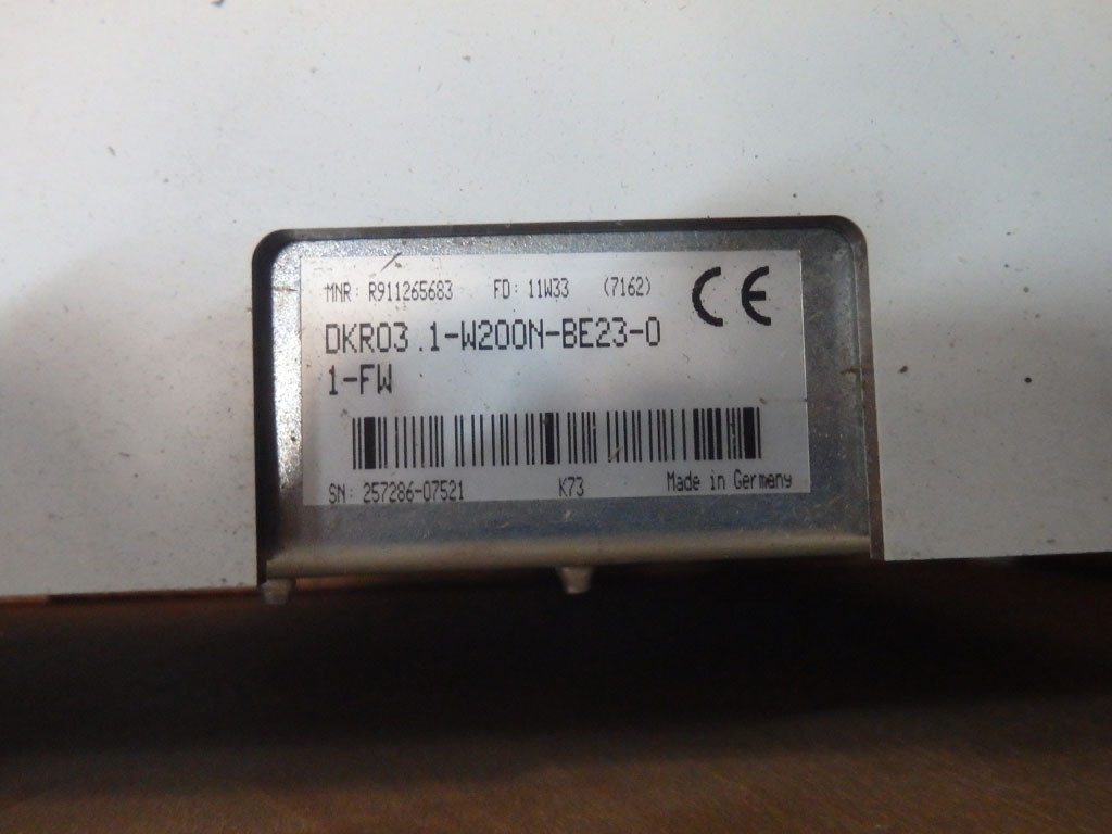 INDRAMAT DKR03.1-W200N-BE23-01-FW