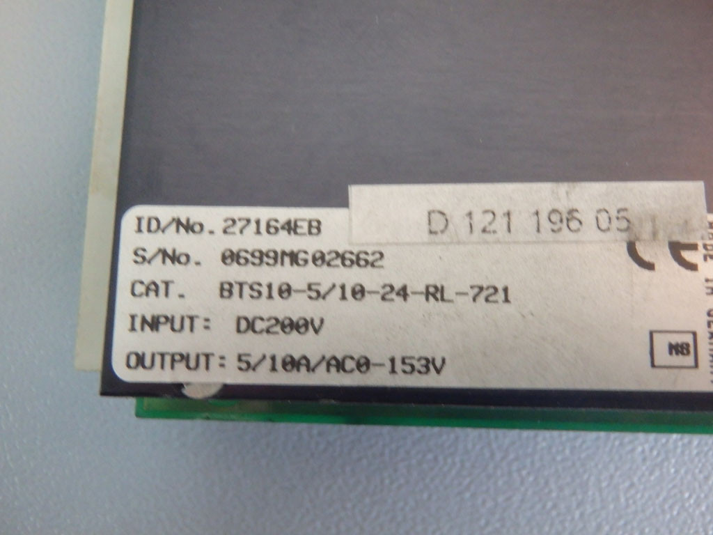 BALDOR BTS10-5/10-24-RL-721