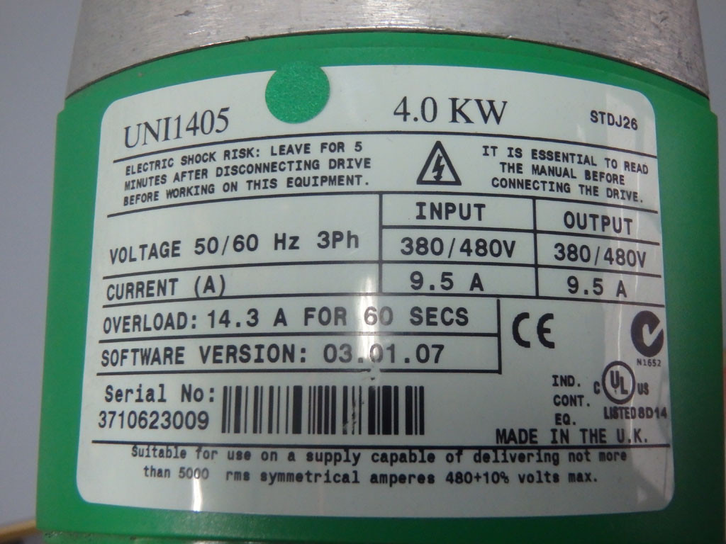 CONTROL TECHNIQUES UNI1405