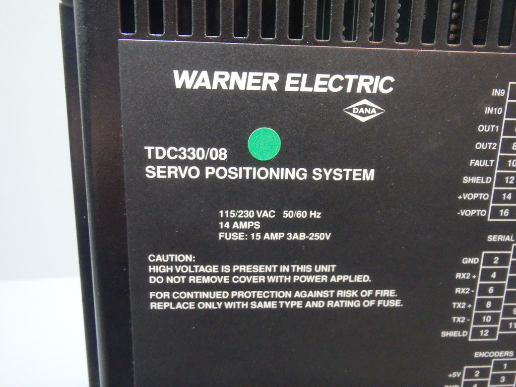 WARNER ELECTRIC TDC330/08