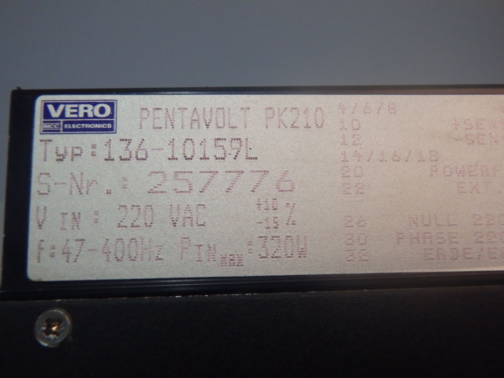 VERO ELECTRONICS 136-10159L