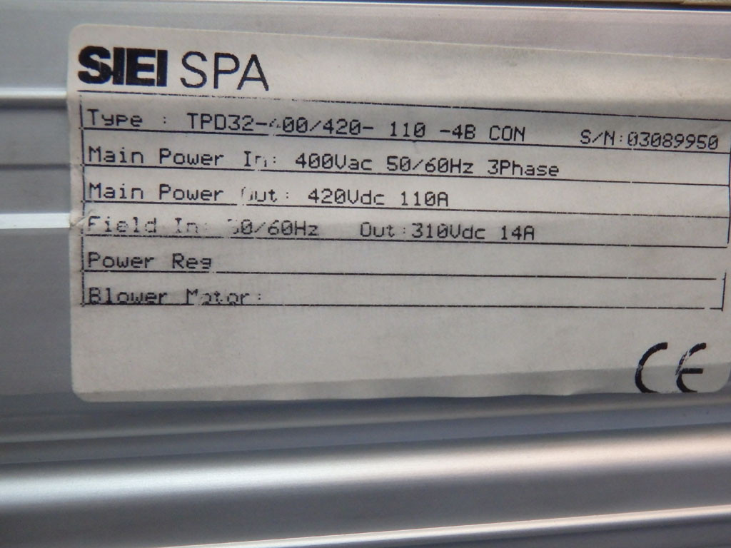 SIEI TPD32-400/420-110-4BCON