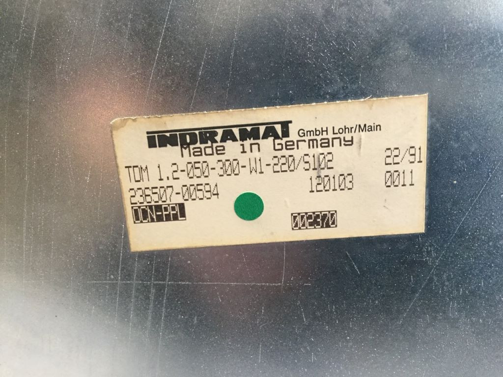 INDRAMAT TDM1.2-050-300-W1-220/S102