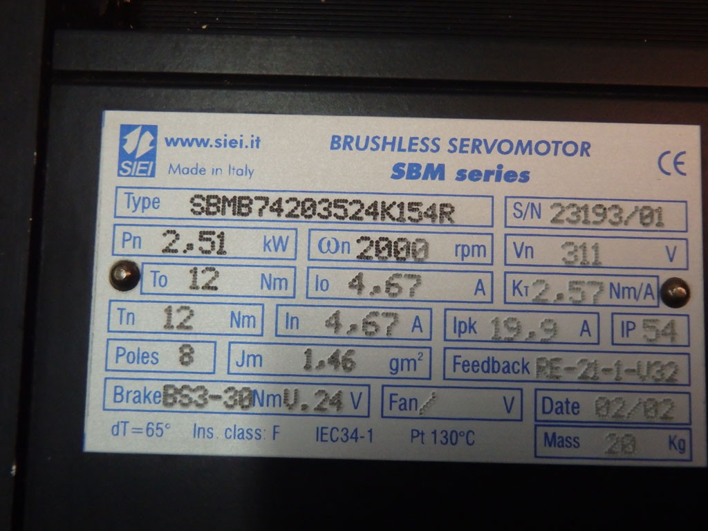 SIEI SBMB74203524K154R