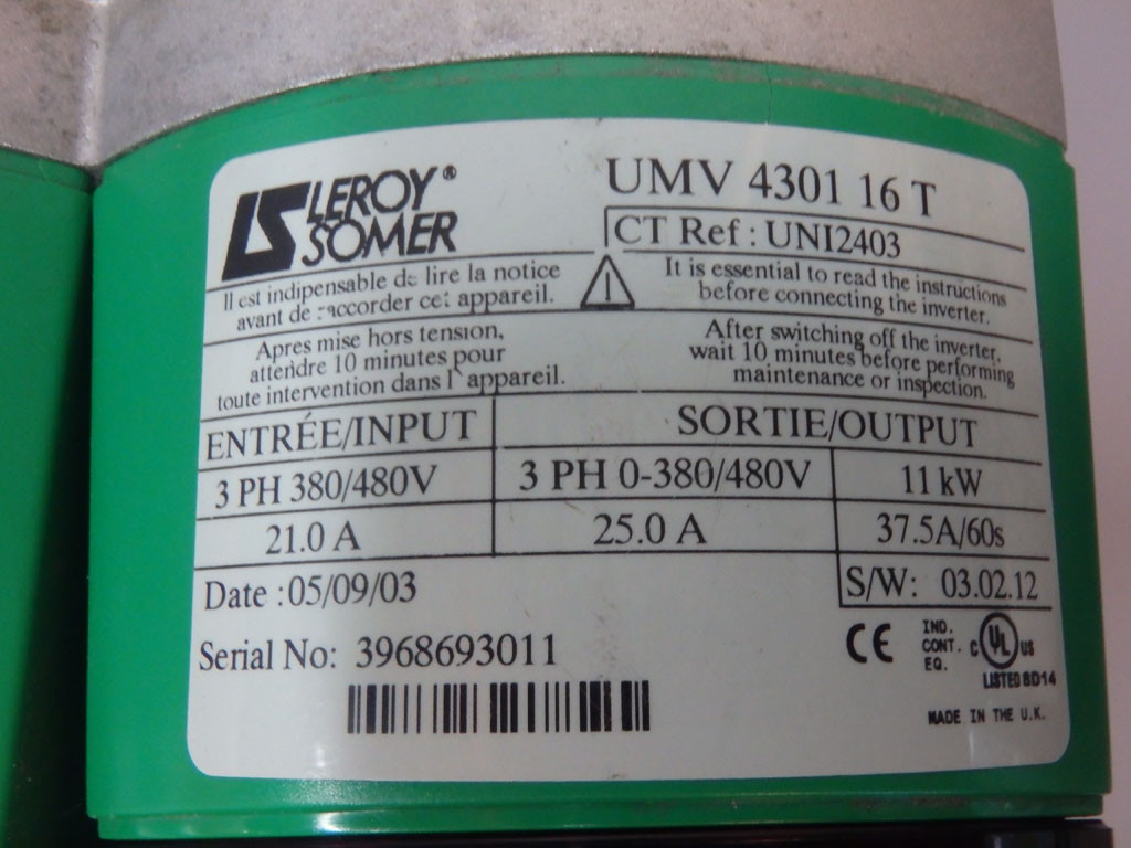 LEROY SOMER  UMV430116T