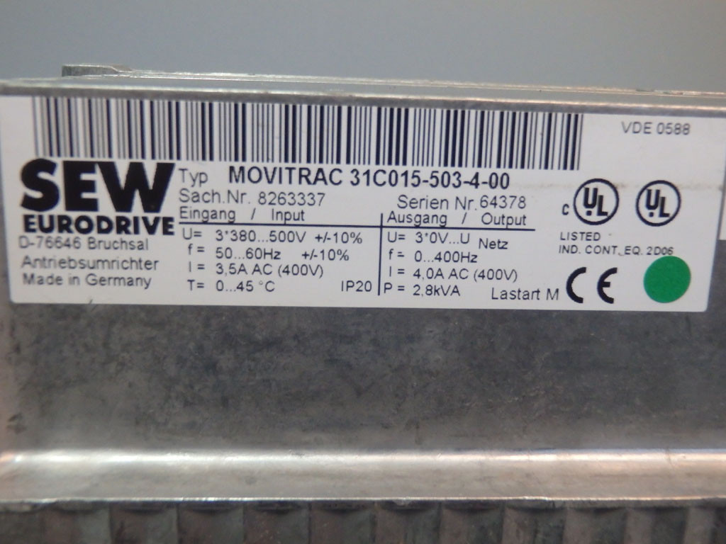 SEW-EURODRIVE 31C015-503-4-00