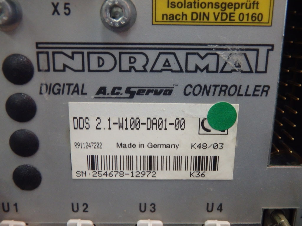 INDRAMAT DDS2.1-W100-DA01-00