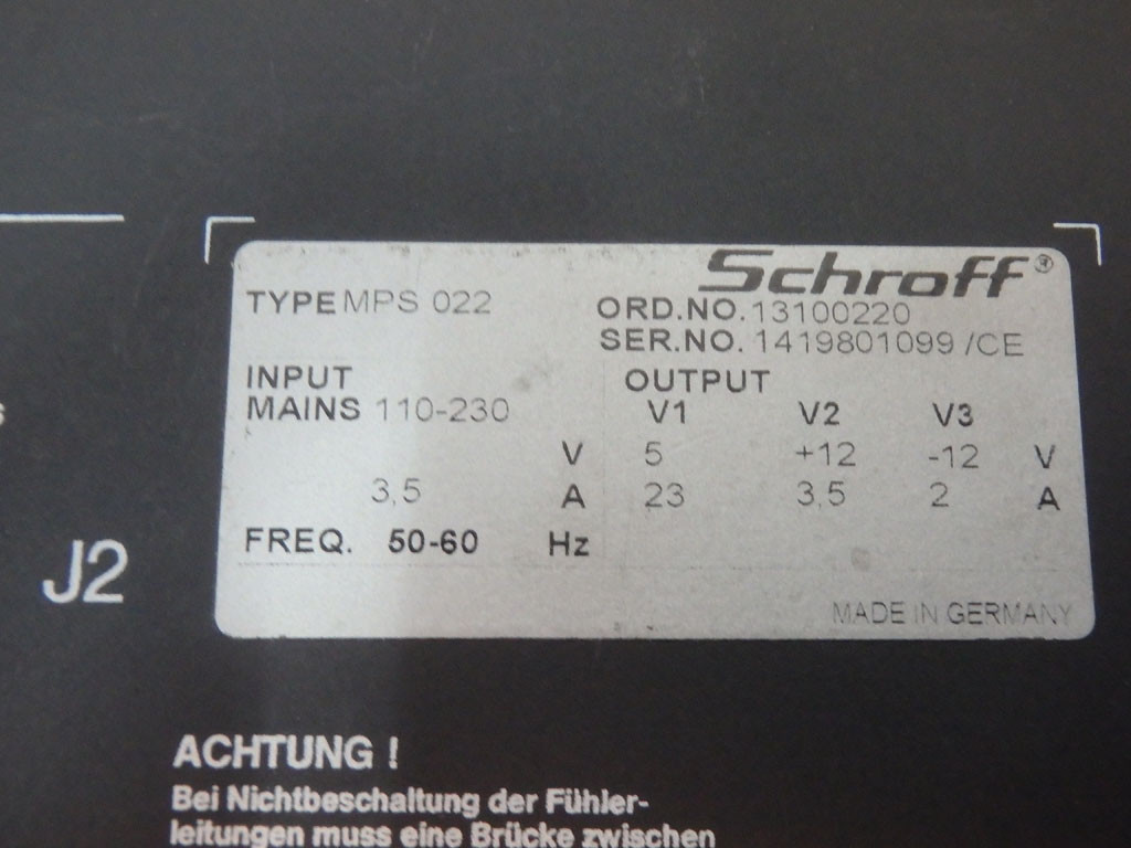 SCHROFF MPS022