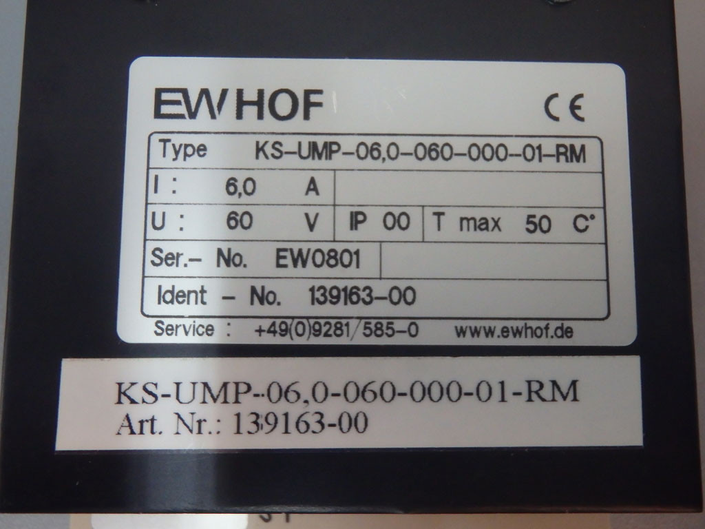 EW HOF KS-UMP-06.0-060-000-01-RM