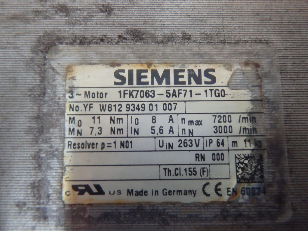 SIEMENS 1FK7063-5AF71-1TG0