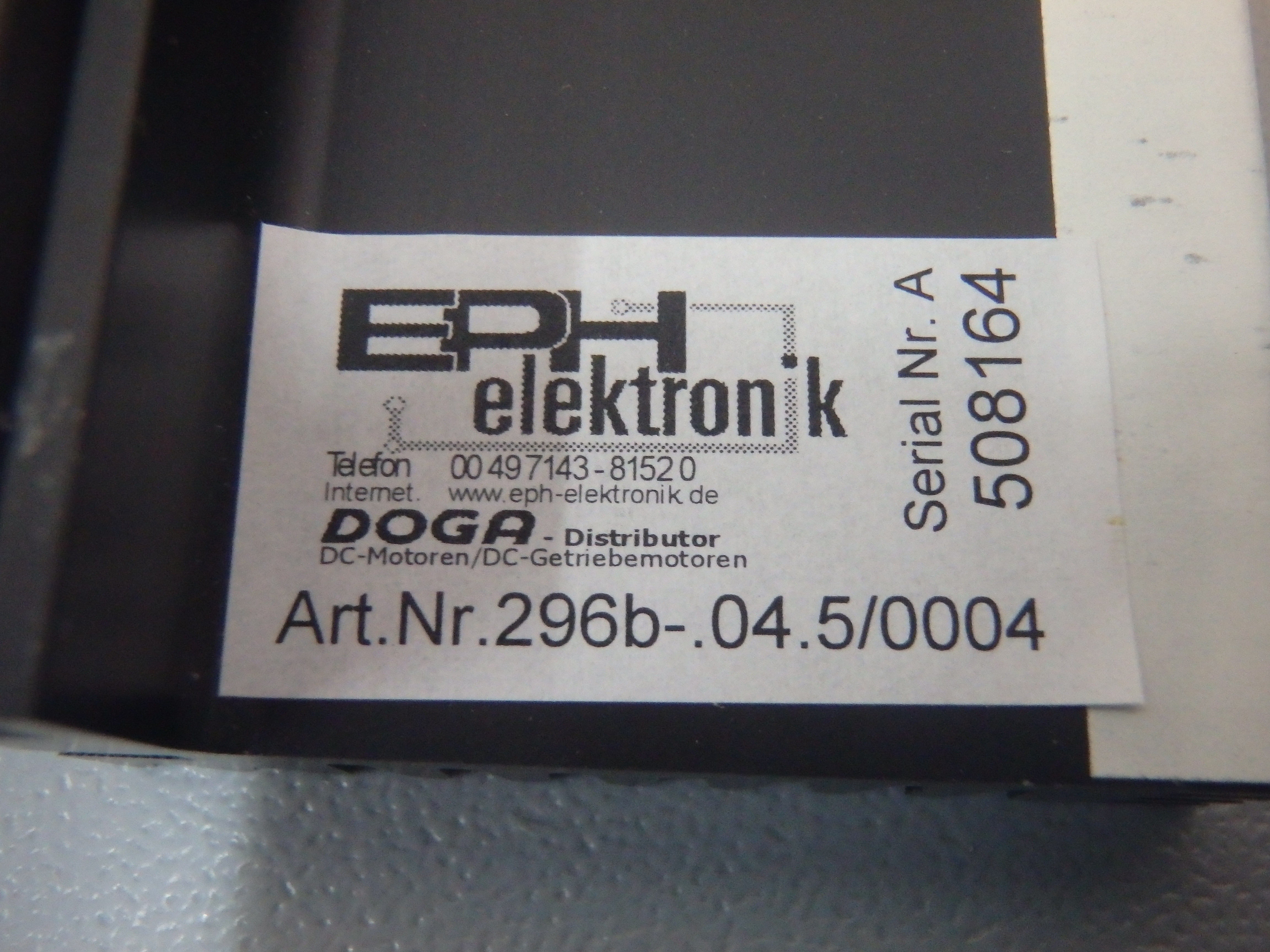 EPH ELECTRONIK 296B-045/0004