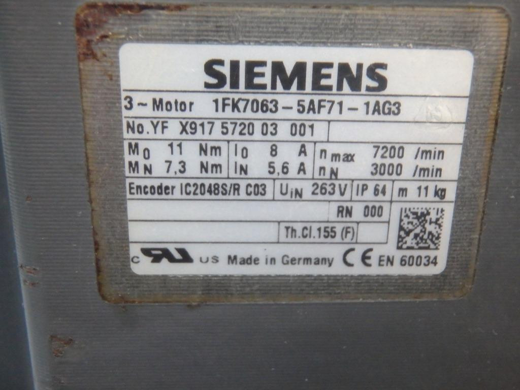 SIEMENS 1FK7063-5AF71-1AG3