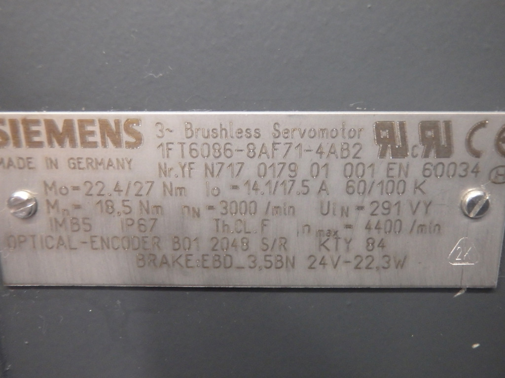 SIEMENS 1FT6086-8AF71-4AB2