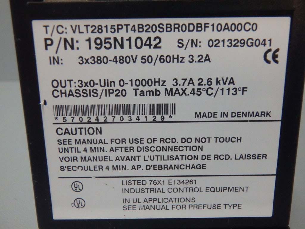DANFOSS 195N1042