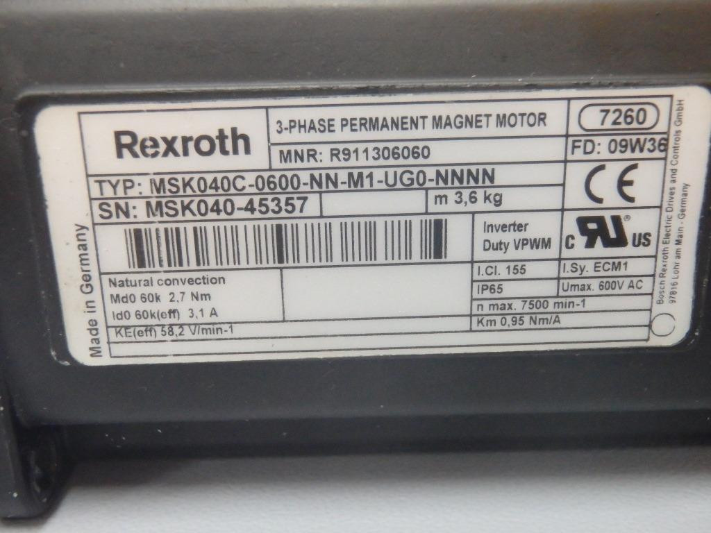 REXROTH MSK040C-0600-NN-M1-UG0-NNNN