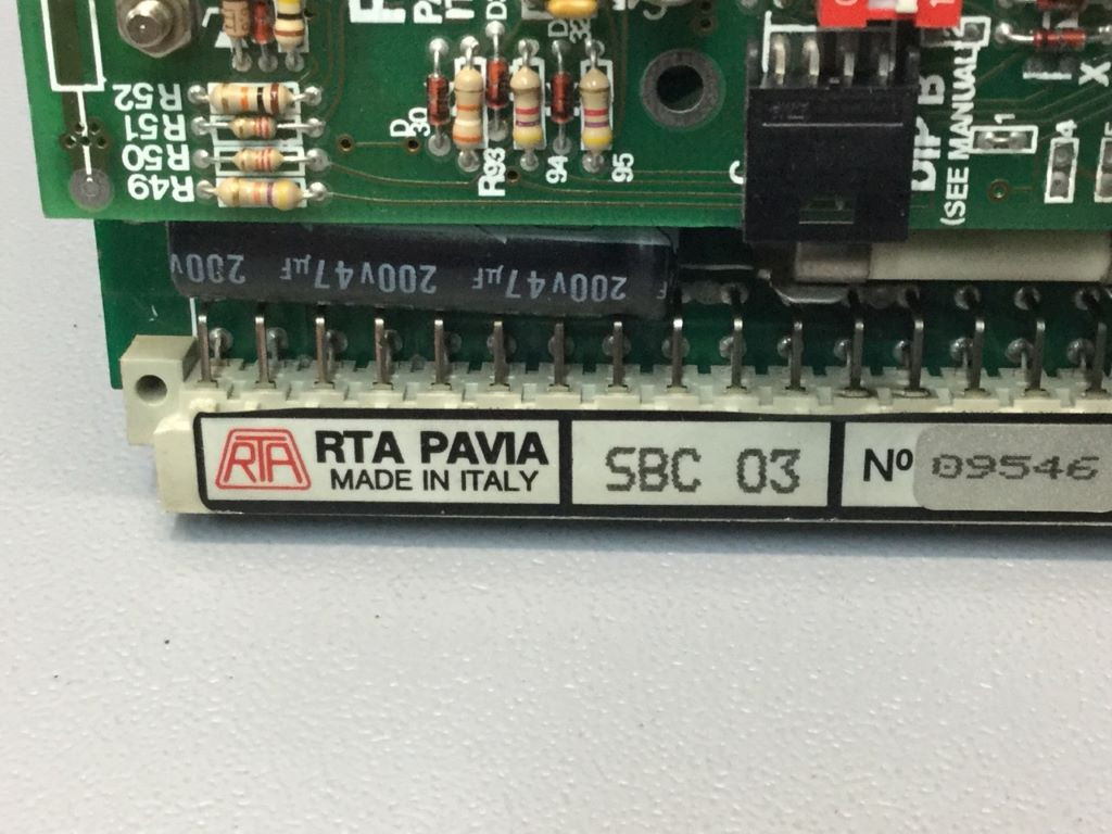 RTA PAVIA SBC03