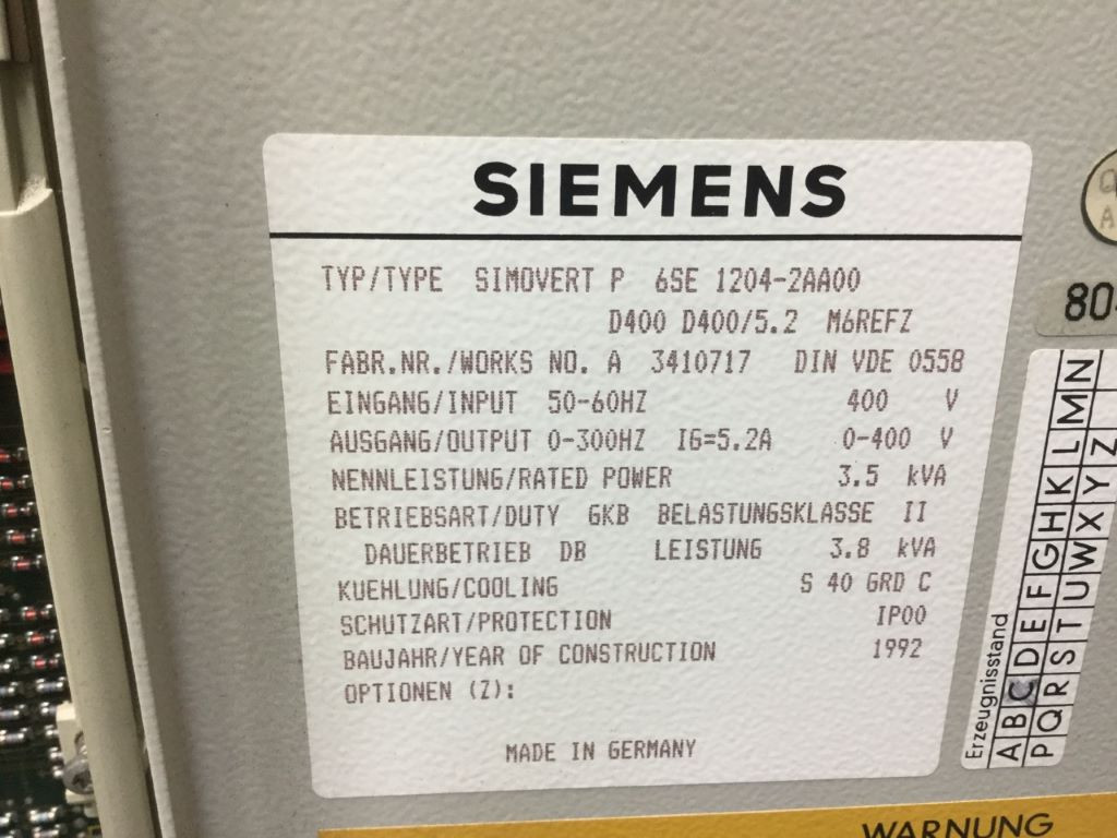 SIEMENS 6SE1204-2AA00