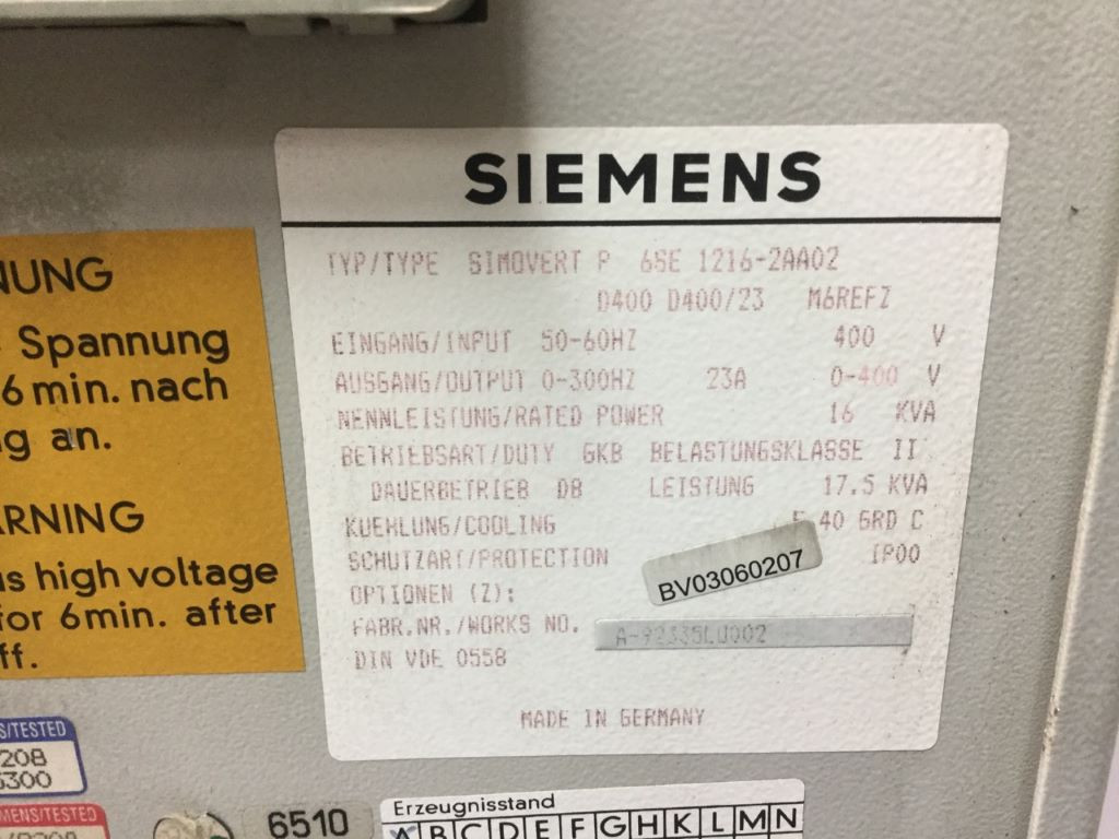 SIEMENS 6SE1216-2AA02