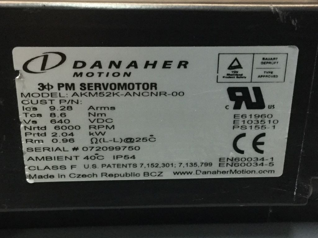 DANAHER AKM52K-ANCNR-00