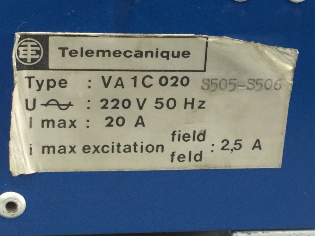TÉLÉMÉCANIQUE  VA1C020