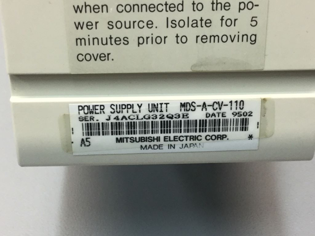 MITSUBISHI MDS-A-CV-110