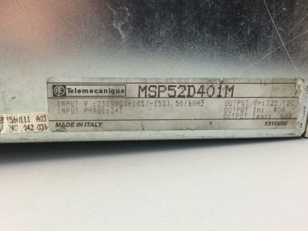 TÉLÉMÉCANIQUE  MSP52D401M