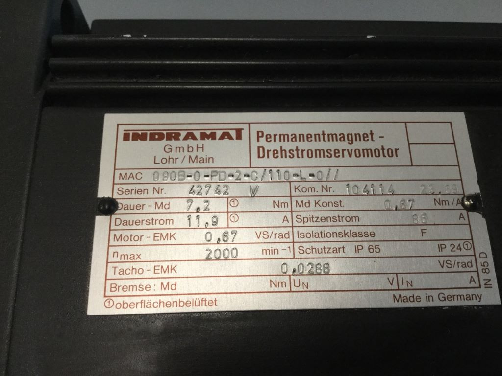 INDRAMAT  MAC090B-0-PD-2-C/110-L-0