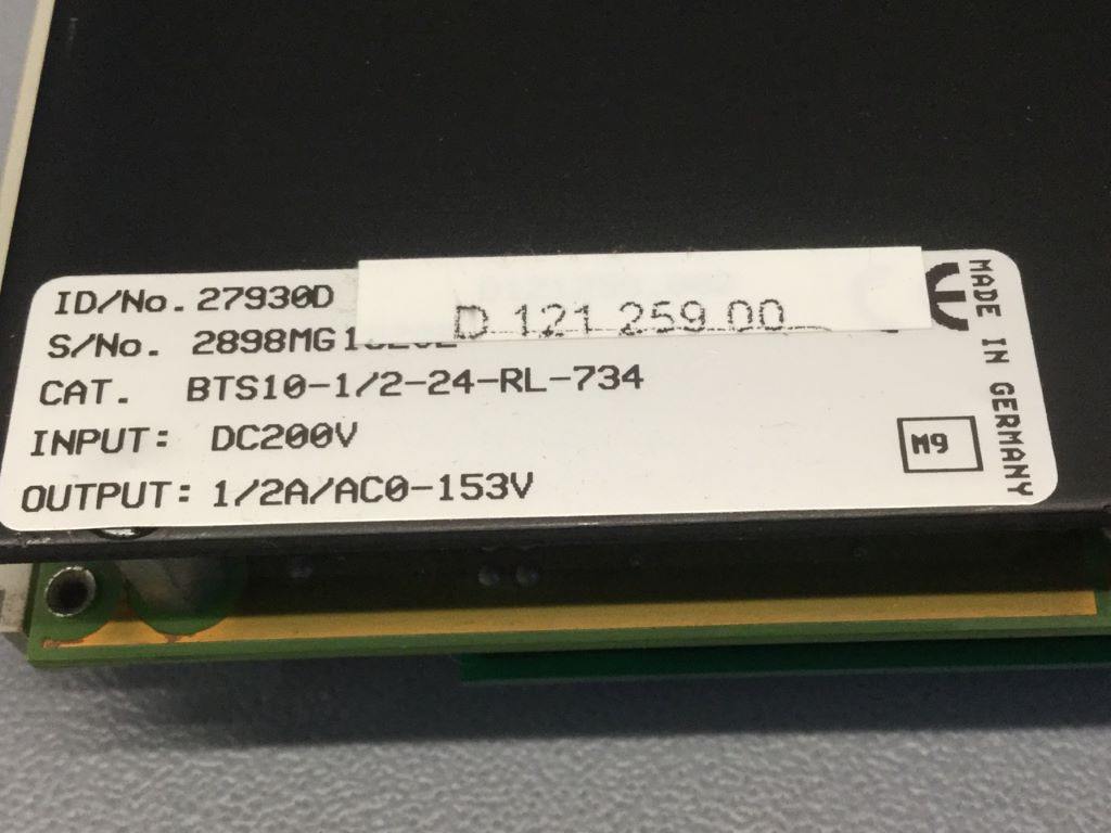 BALDOR BTS10-1/2-24-RL-734