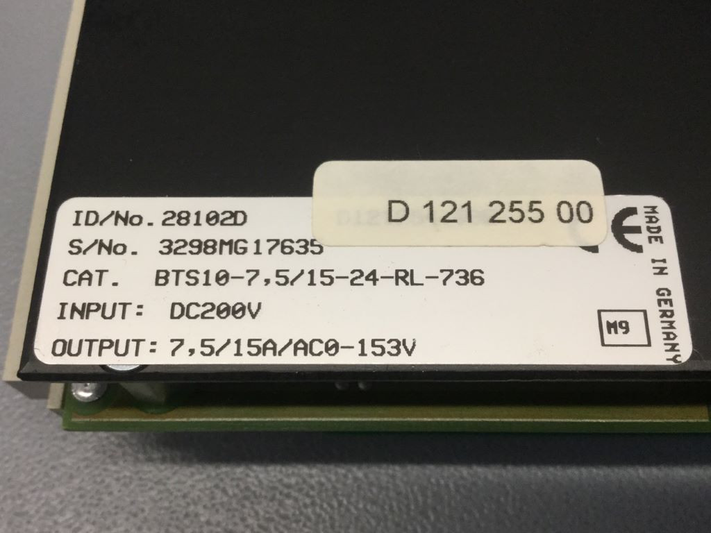 BALDOR BTS10-75/15-24-RL-736