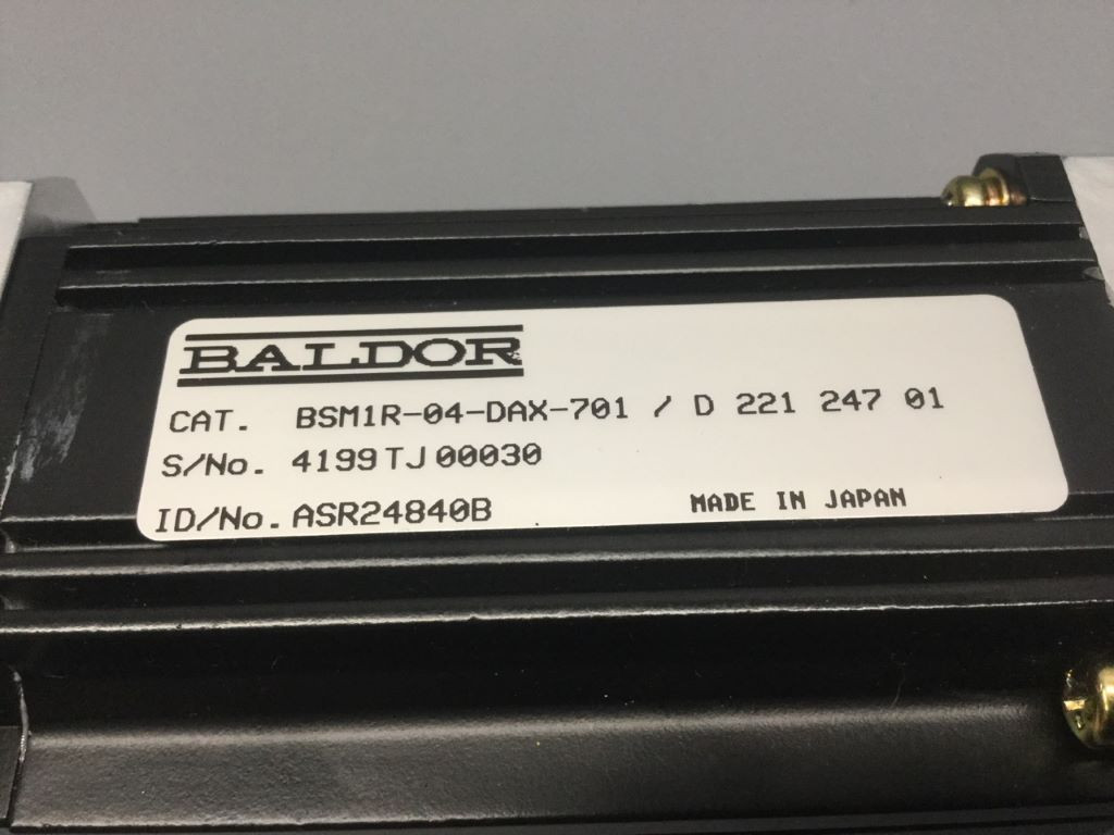 BALDOR BSM1R-04-DAX-701