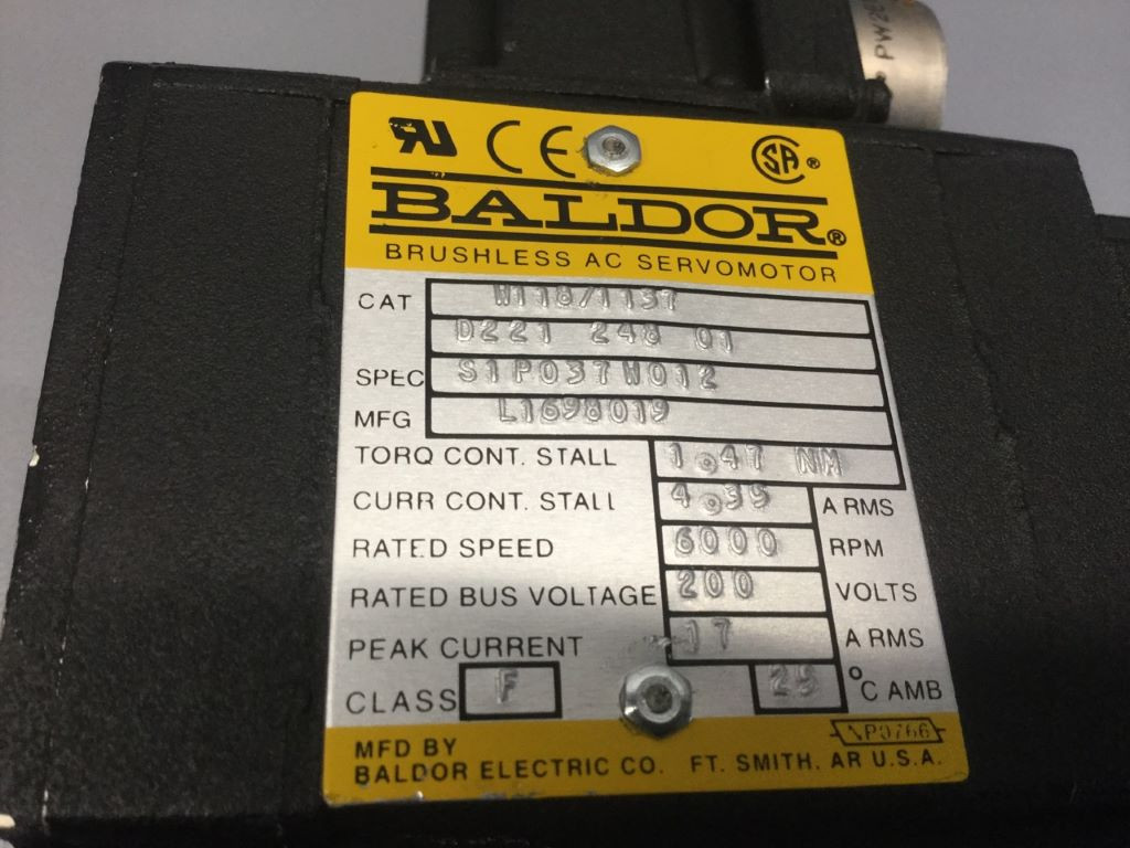 BALDOR W118/1137