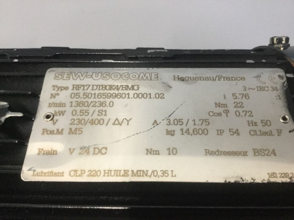 SEW-USOCOME RF17DT80K4/BGM