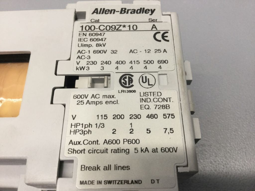 ALLEN-BRADLEY 100-C09Z