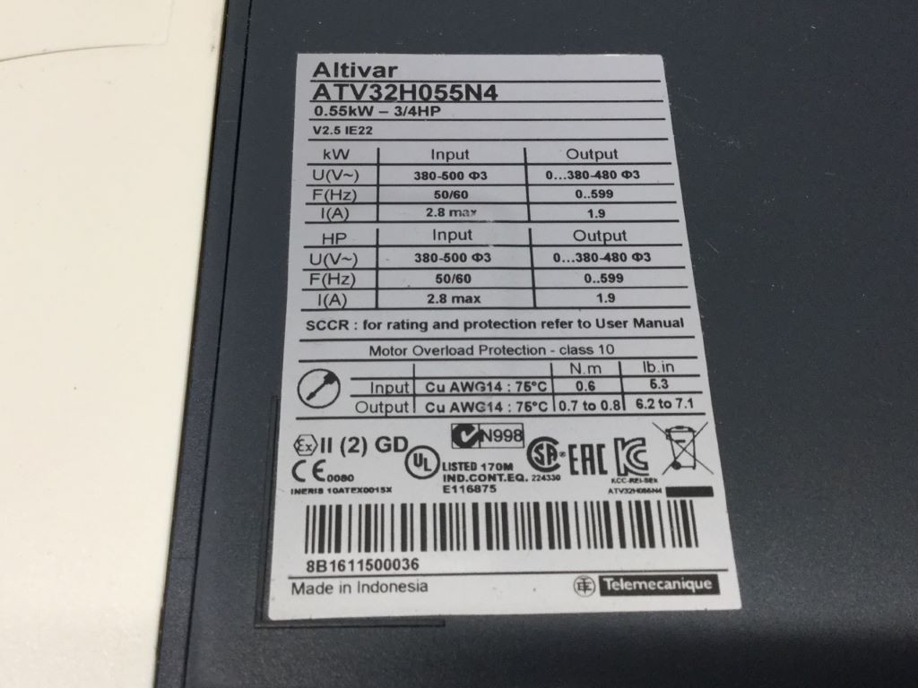 SCHNEIDER  ATV32H055N4