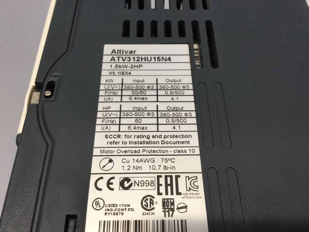 TÉLÉMÉCANIQUE  ATV312HU15N4