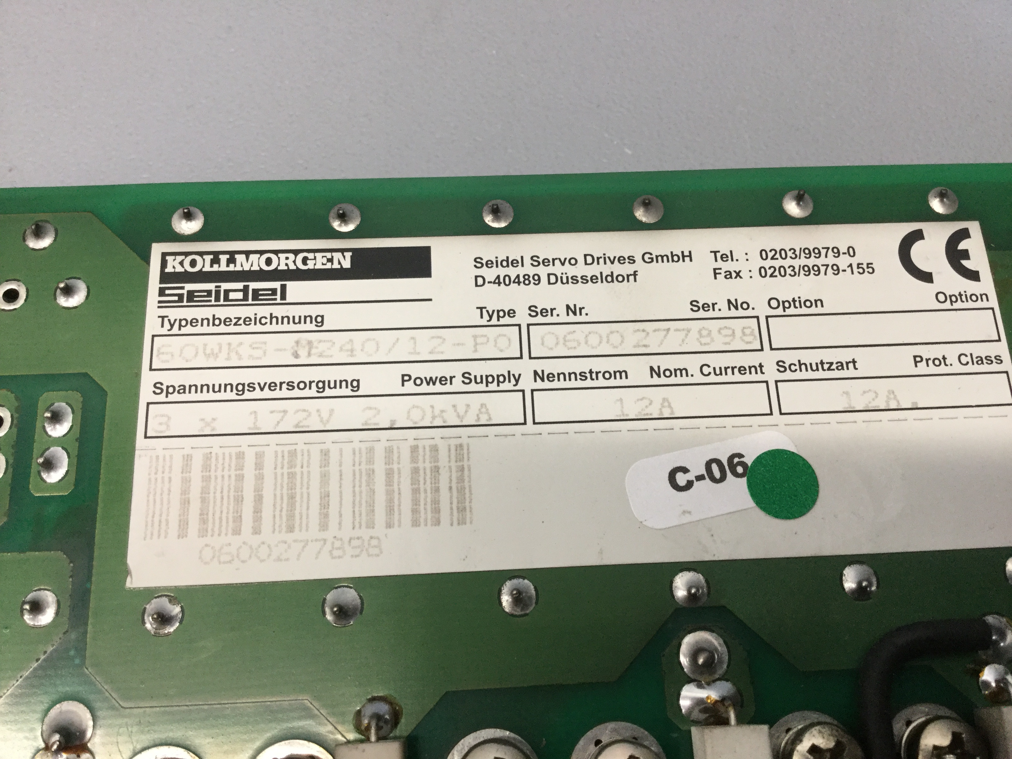 SEIDEL 60WKS-M240/12-P0