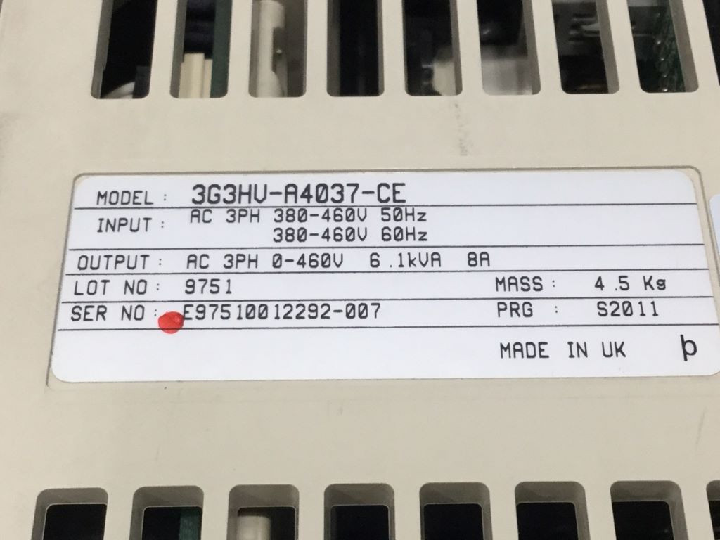 OMRON 3G3HU-A4037-CE