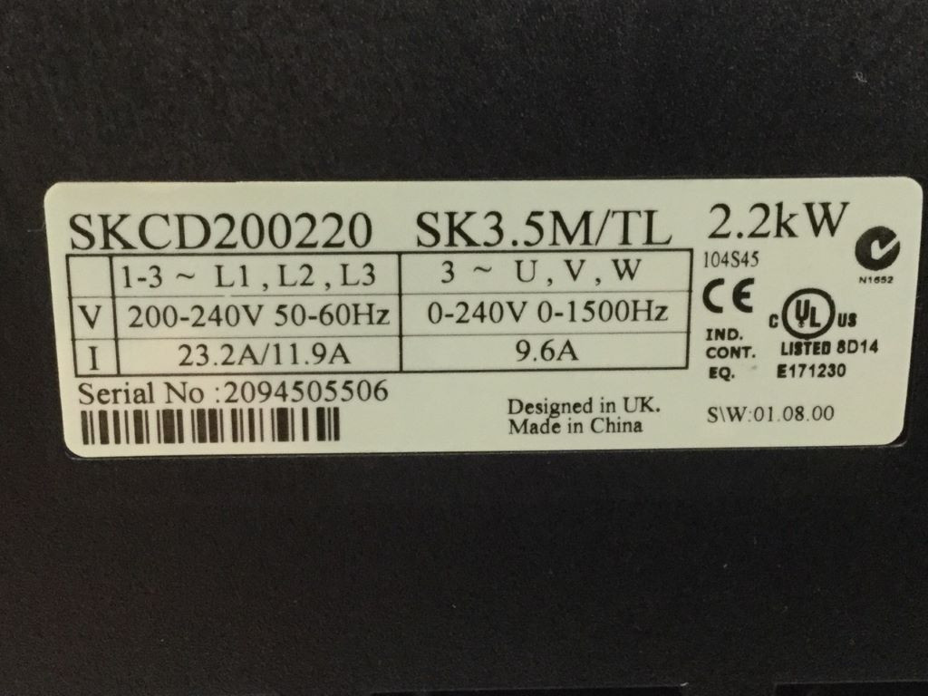 LEROY SOMER  SKCD200220SK3.5M/TL