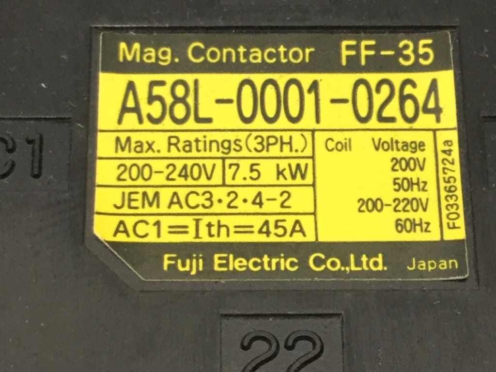 FUJI ELECTRIC A58L-0001-0264