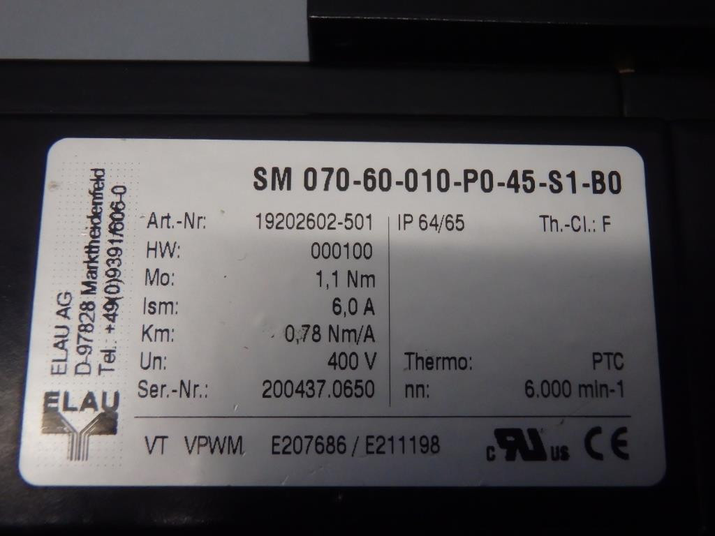 ELAU SM070-60-010-P0-45-S1-B0