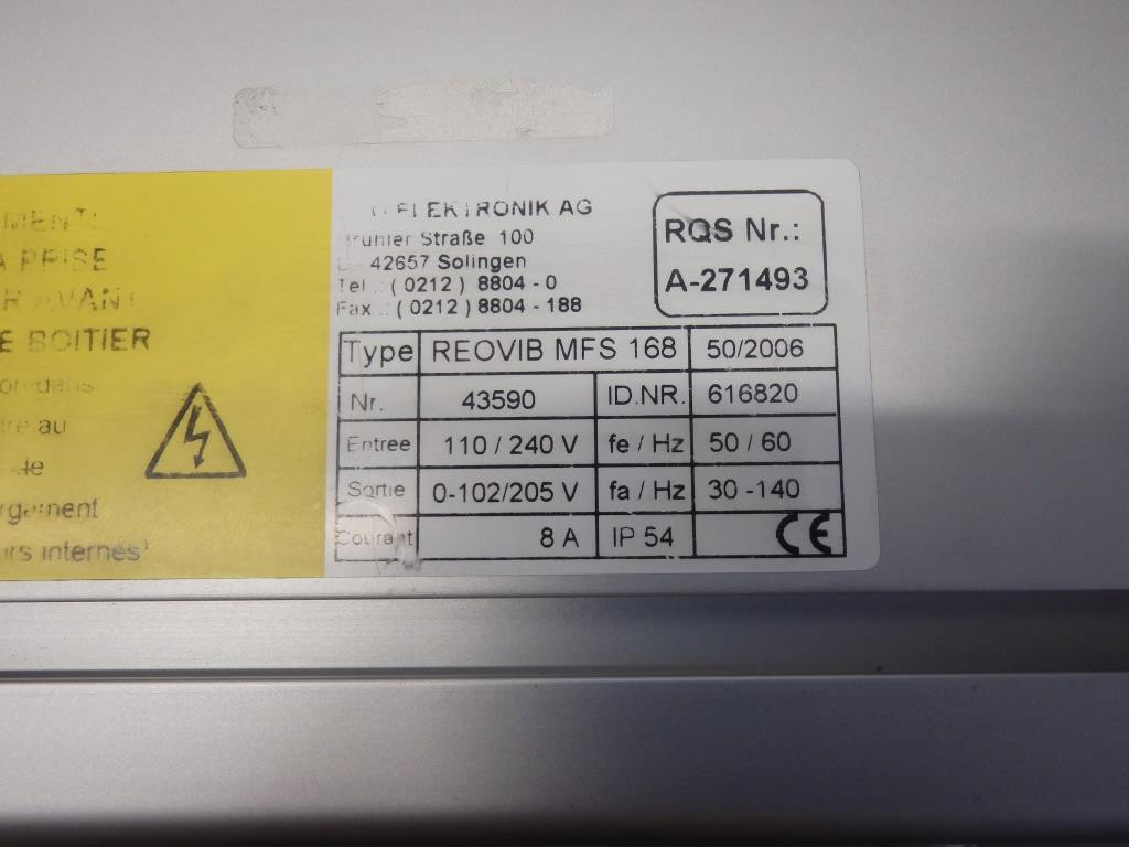 REO ELEKTRONIK  REOVIBMFS168