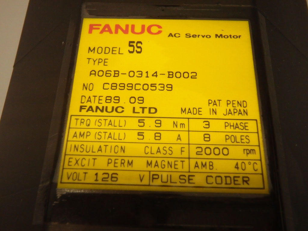FANUC A06B-0314-B002