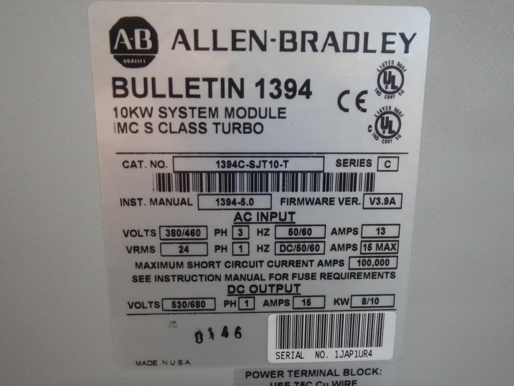 ALLEN-BRADLEY 1394C-SJT10-T