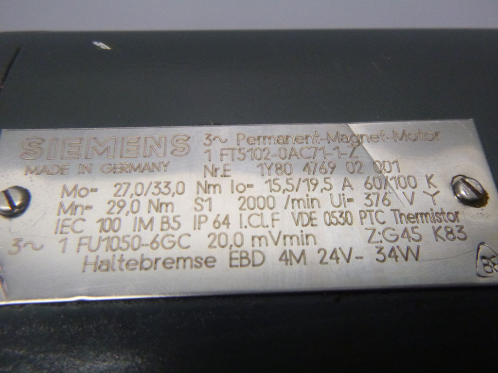 SIEMENS 1FT5102-0AC71-1-Z