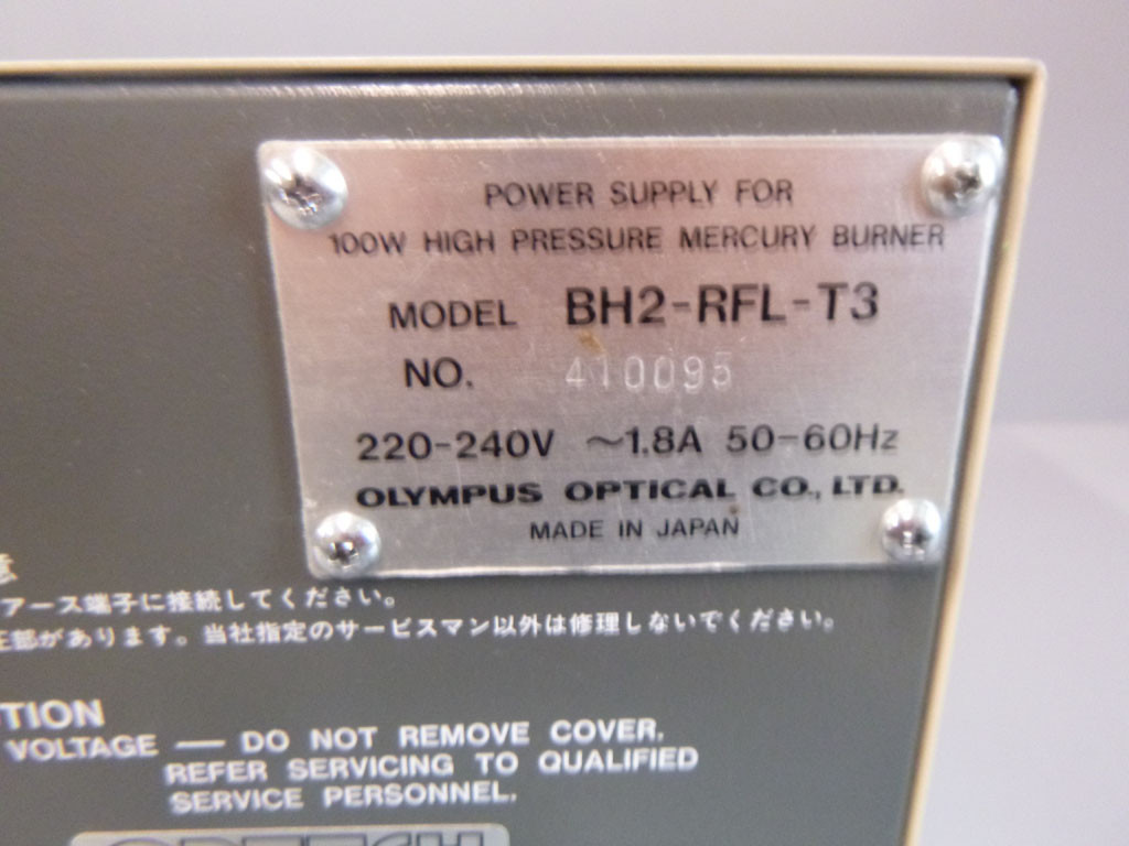 OLYMPUS OPTICAL BH2-RFL-T3