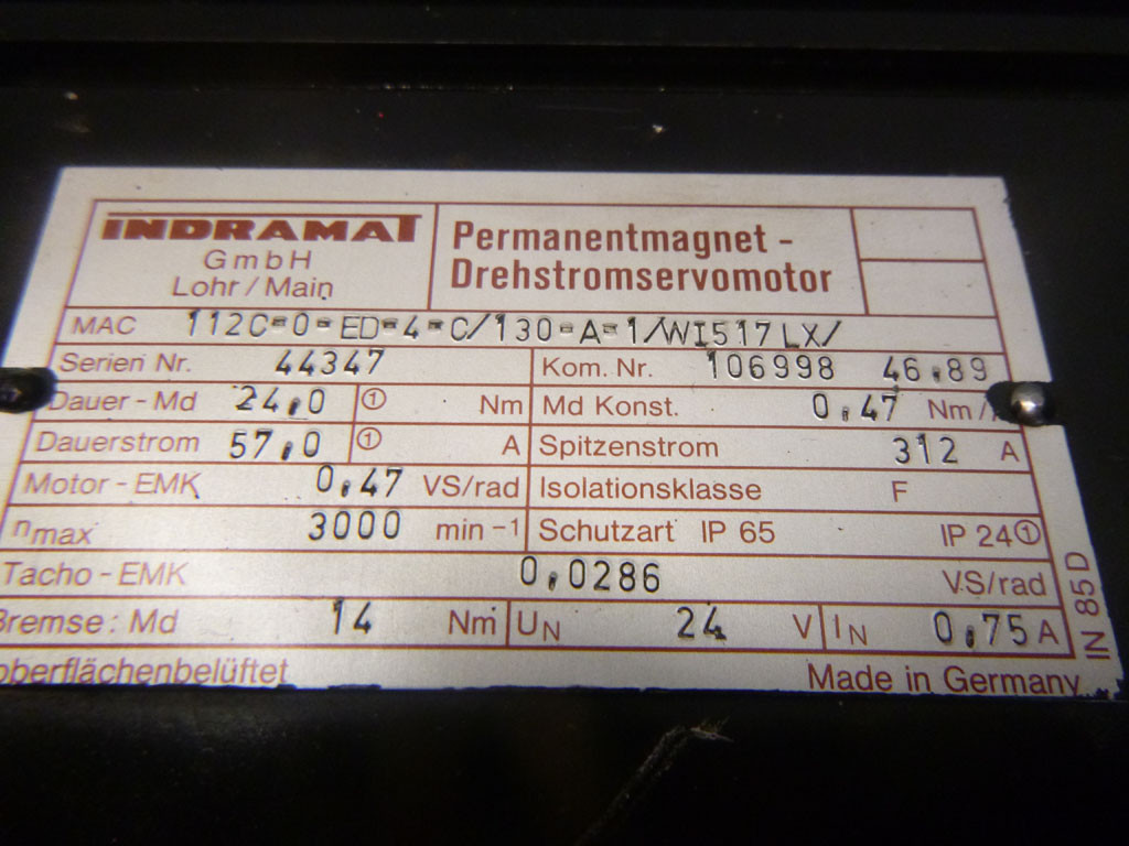 INDRAMAT MAC112C-0-ED-4-C/130-A-1/WI517LX