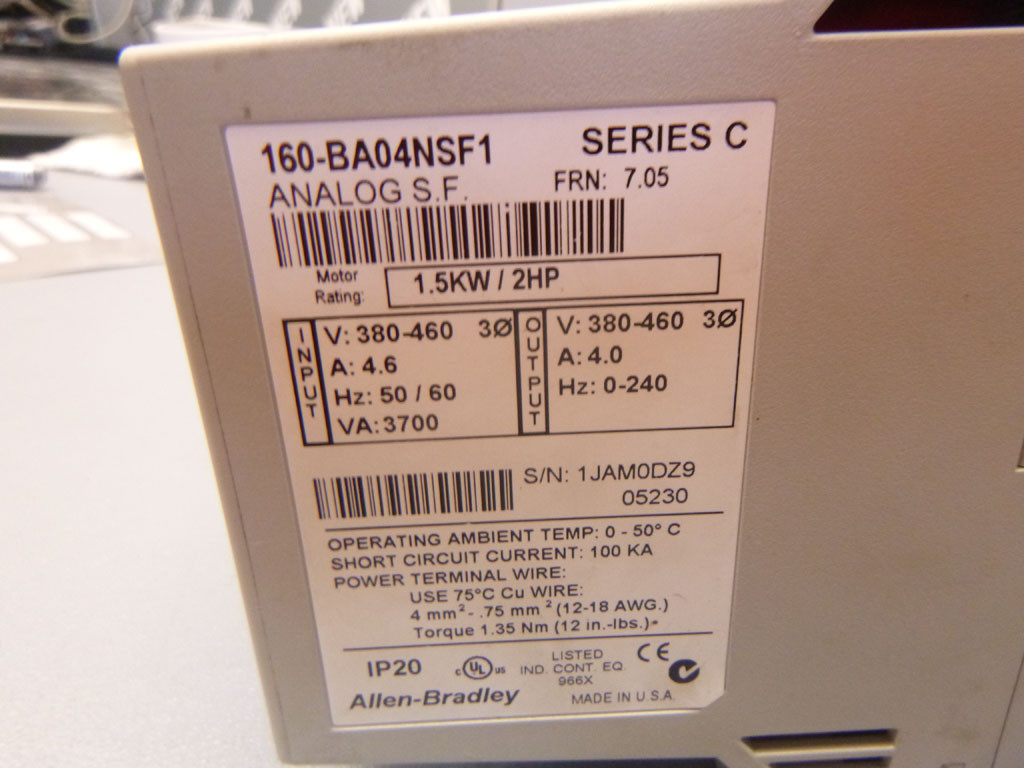ALLEN-BRADLEY 160-BA04NSF1